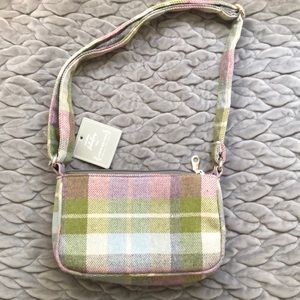 NEW- Over the shoulder Tweed purse
